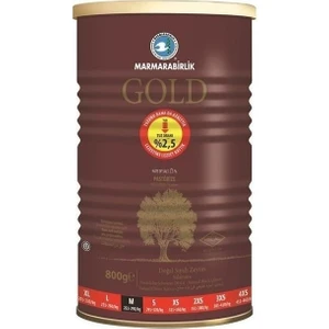 Gold Siyah Zeytin (M) Metal Kutuda 800 gr