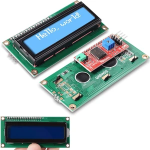 16x2 Karakter LCD Ekran I2C Modüllü - Mavi