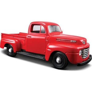 Ford-1 1948 1:24 Model Araba S/E Metalik Kırmızı
