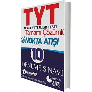 Dahi Adam Yayınları TYT Nokta Atışı Tamamı Çözümlü 10 Deneme Sınavı