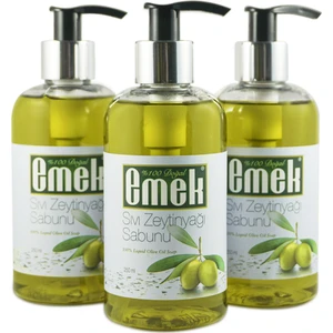 Doğal Sıvı Zeytinyağı Sabunu 250 ml 3'lü Ekonomik Paket