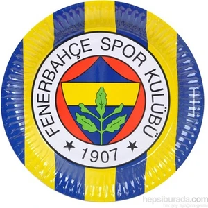 Süsle Bebek ve Parti Fenerbahçe - Tabak - 23,00 cm - 8 Adet