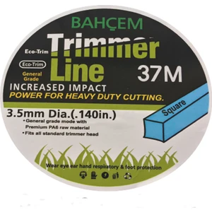 Benzinli Makinalar İçin Misina Kare 3 50Mm 37Mt