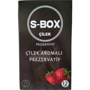 Çilek Aromalı Prezervatif S-Box Feel Condom 12 Adet