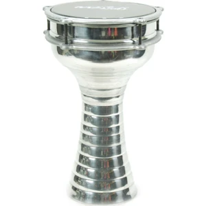 Ses Müzik Aletleri Darbuka DAB20SL Alüminyum 20 X 37 Gümüş
