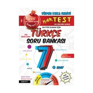Nartest Yayınevi 7. Sınıf Türkçe Soru Bankası Fen Liselerine Hazırlık