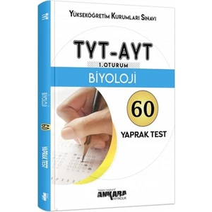 Ankara Yayıncılık TYT - AYT Biyoloji 60 Yaprak Test