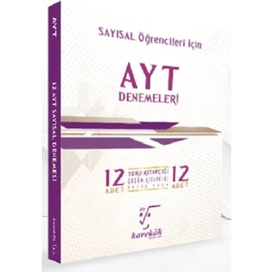 Karekök Yayıncılık AYT 12'li Deneme Seti [Sayısal]