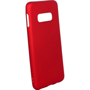 Case 4U Samsung Galaxy S10e Kılıf Klasik Mat Renkli Yumuşak Premier Silikon Kırmızı