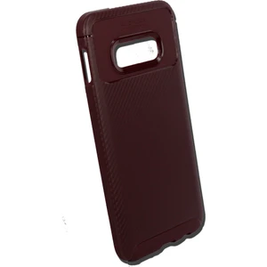 Case 4U S10e Uyumlu Kılıf Rugged Armor Karbon Desenli Lüx Negro Silikon Arka Kapak Kahverengi