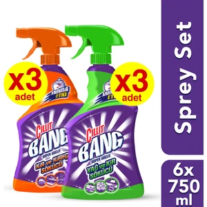 Cillit Bang Mutfak Ve Banyo Sprey Set 6 x 750 ml