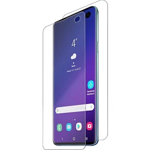 Case 4U Samsung Galaxy S10 Ön + Arka Tam Ekran Kaplayıcı Film Kavisler Dahil Şeffaf