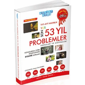 TYT AYT Hazırlık Son 53 Yıl Matematik Çıkmış Sorular ve Çözümleri Akıllı Adam Yayınları