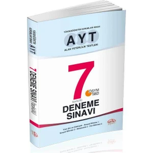 Editör Yayınları AYT 7 Deneme Sınavı Yayınevi