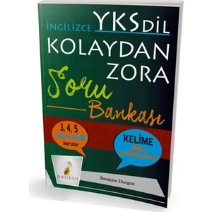 Pelikan Yayınları İngilizce YKSDİL Kolaydan Zora Soru Bankası