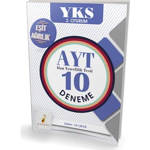 Pelikan Yayınları YKS 2. Oturum AYT 10 Deneme Eşit Ağırlık Öğrencileri için