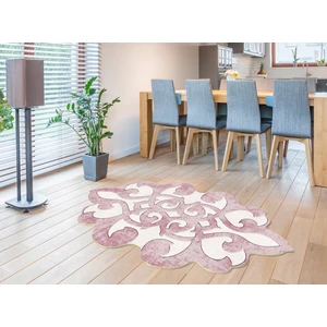Figürlü Özel Kesim Yıkanabilir Kaymaz Taban Halı 102 Pudra 80 x 150 cm