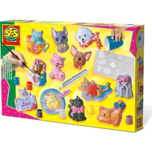 Ses Creative Kalıba Dök Ve Boya - Kediler Ve Köpekler