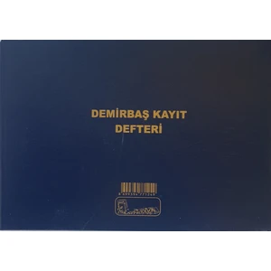 Demirbaş Kayıt Defteri Cilt Kapak