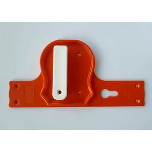 Tuncel Teknik Bariyerli Kırılmaz Kapı Kolu Turuncu/ Beyaz