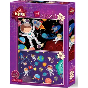 Art Puzzle - Çocuk - Uzay 35+60 Parça