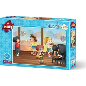 Art Çocuk Puzzle Küçük Orkestra 100 Parça Puzzle