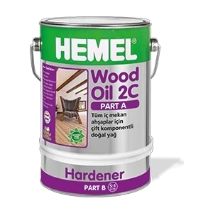 Hemel Wood Oil 2C Set Yağ İç Mekan 3 Lt