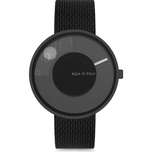 Aqua Di Polo 1987 Kadın Siyah Silikon Kordonlu Analog Kol Saati APL12C720S02