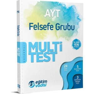Eğitim Vadisi Yayınları AYT Multi Test Felsefe Grubu