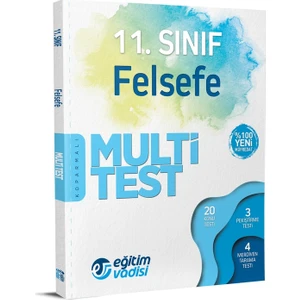Eğitim Vadisi Yayınları 11.Sınıf Felsefe Multi Test