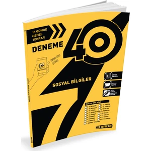 Hız Yayınları 7. Sınıf Sosyal Bilgiler 40'lı Deneme