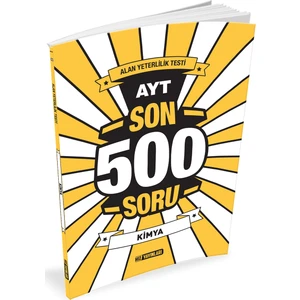 Hız Yayınları AYT Kimya Son 500 Soru