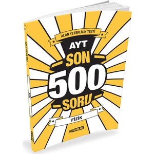 Hız Yayınları AYT Fizik Son 500 Soru