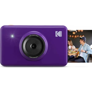 Mini Shot - Anında Baskı Dijital Fotoğraf Makinesi-Mor