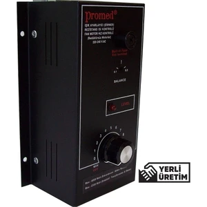 220 V.AC Pano Tipi 4000W Dimmer & Rezistans Isı kontrol & Fan motor devir kontrol.