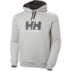 Helly Hansen HH Erkek Gri Baskılı Kapüşonlu Sweatshirt