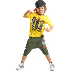 MSHB&G Bronx Erkek Çocuk T-shirt Kapri Şort Takım