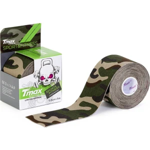 Tape Kinesio Acı bandı Kamuflaj Yeşili 5 Metre X 5 Cm