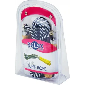 Classic Atlama İpi Ahşap Saplı Pamuk İpli 2.74 m Uzunlukta Dayanıklı Spor Aleti