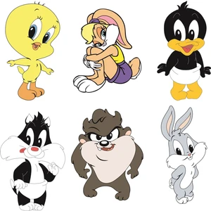 Sticker Master Baby Looney Tunes Duvar Çocuk Odası Sticker Oto Motor Pc Etiket