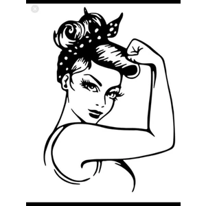 Areksan Kurdeleli Sporcu Kız Duvar Sticker 50cm