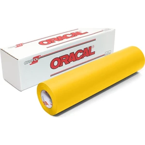 Oracal 641 Seri Mat Sarı Yapışkanlı Folyo (126cmx1mt)