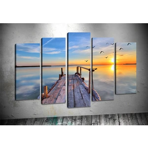 Tablocenter 5 Parçalı Manzara Kanvas Tablo 60 x 100 cm