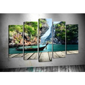 Tablocenter 5 Parçalı Manzara Kanvas Tablo 60 x 100 cm