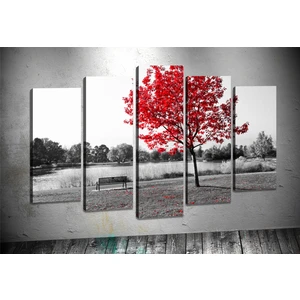 Tablocenter 5 Parçalı Dekoratif Kanvas Tablo 60 x 100 cm