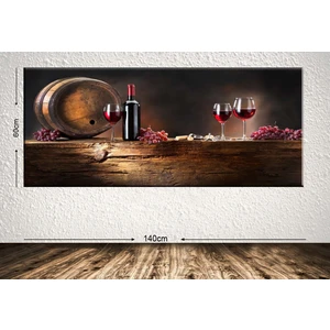 Tablo center Dev Boyut Dekoratif Kanvas Tablo - 60x140cm