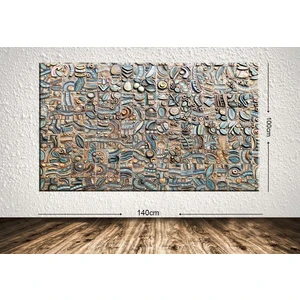 Tablo center Dev Boyut Dekoratif Kanvas Tablo - 100x140cm