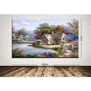 Tablo center Dev Boyut Manzara Kanvas Tablo - 100x140cm
