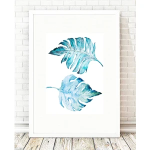 Tablo center Beyaz Çerçeveli Tablo - 24x29cm