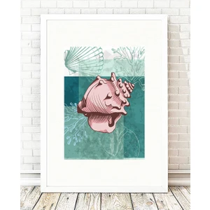 Tablo center Beyaz Çerçeveli Tablo - 24x29cm